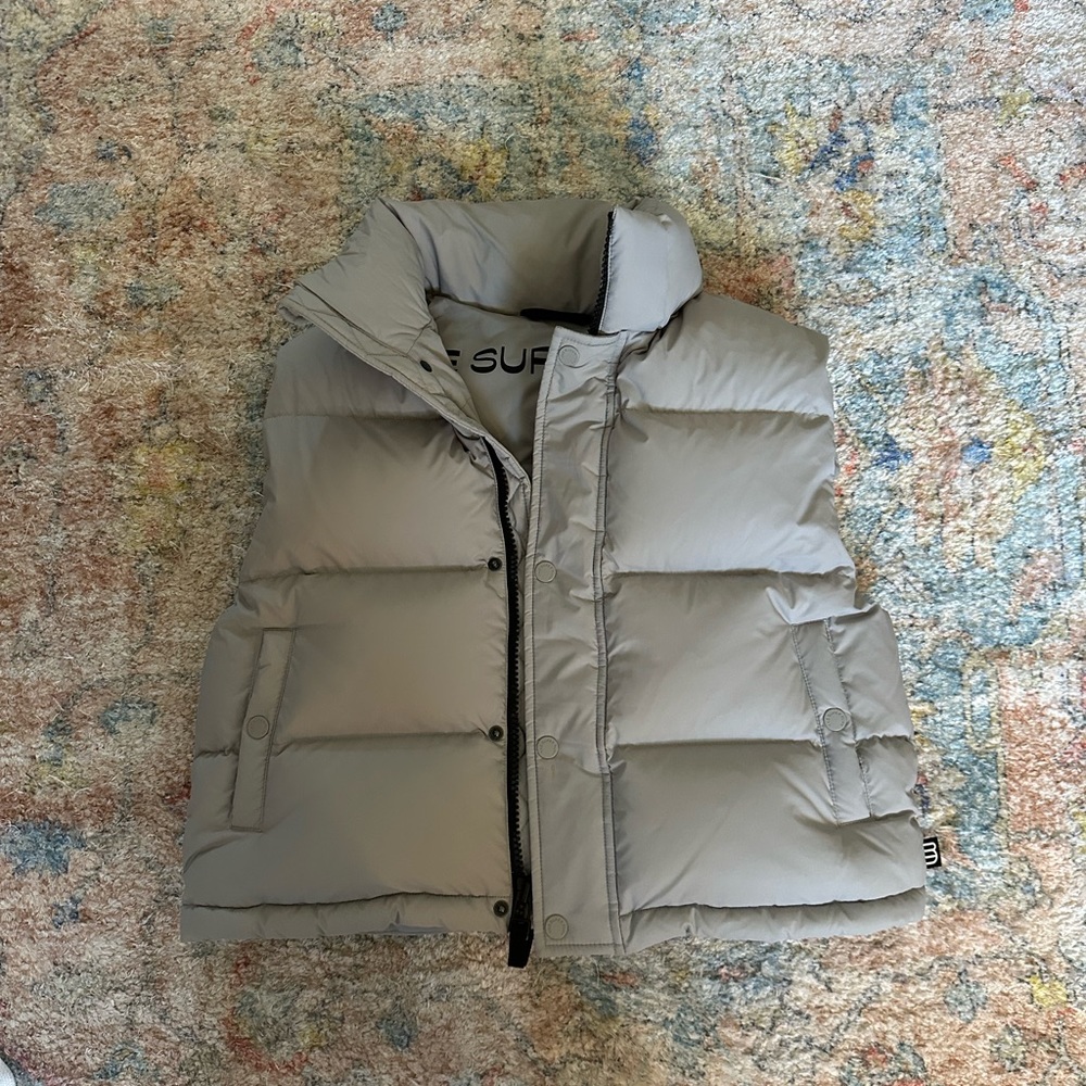 Gray Puffer Vest